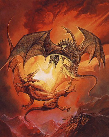 The Fantasy Dragon Art Pics by Jeff EASLEY ( A page from DRAGON FOREST )